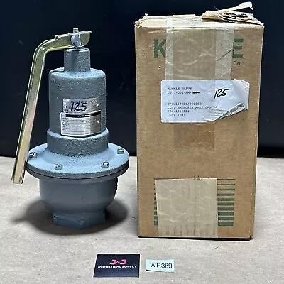 REPAIRED- Kunkle 0537-G01-HM0125 Steam Safety Direct Spring Relief Valve 125PSI • $400