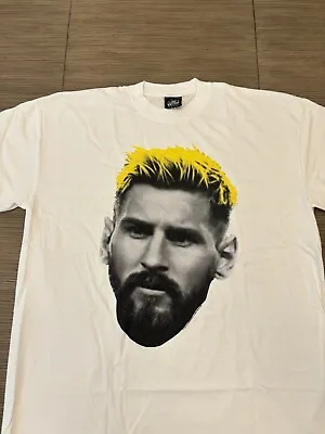 Lionel Leo Messi Graphic Tee Size XL Soccer Futbol Shirt “Yellow Hair” • $28