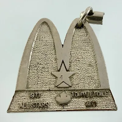 1977 All Stars McDonalds Metal Pendant Keychain FF305 • $9.99