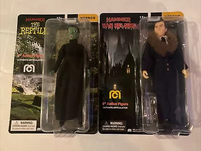 Mego Horror Wave 13 - Hammer Van Helsing  And The Reptile 8  Action Figure • $30