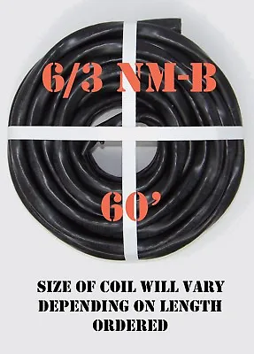 6/3 NM-B X 60' Southwire  Romex®  Electrical Cable • $236.77