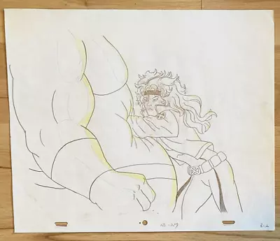 Marvel X-Men Original Production Drawing 1990s Animated Series Rogue And Blob • $110
