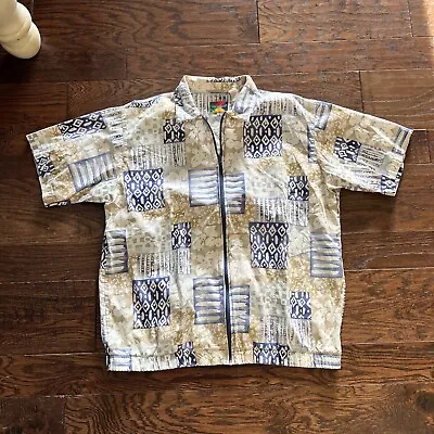 VTG Sun Country Zip Up Shirt Made USA Surf • $16.99