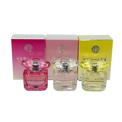 Versace Miniature Variety Trio Collection Perfume Gift Set For Women NEW • $49.99