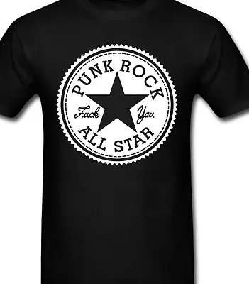 Punk Rock Allstar F You T Shirt Tee Or Long Sleeve Or Hoodie Or Tank Top Thrash  • $17.99