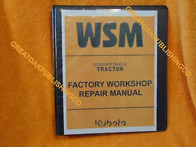 KUBOTA F2000 F2100 F2100E F2400 Tractor SERVICE Workshop Repair Binder  Book • $92.90