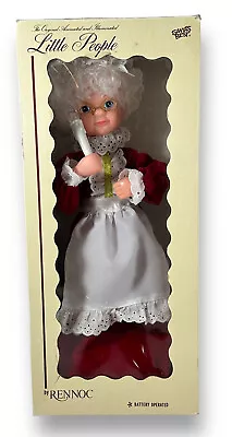 Mrs. Clause Light Up Candle Vintage Rennoc 16  Little People Christmas READ • $14.87