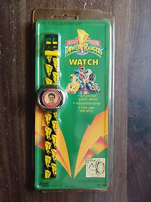 Vintage 1993 Mighty Morphin Power Rangers Hologram Watch Red Ranger • $19.95