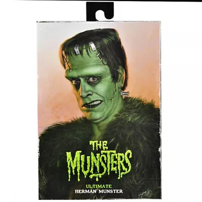 NECA Herman Munster The Munsters Ultimate 7  Action Figure 1:12 Scale Official • $31.99