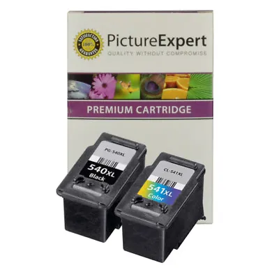 Remanufactured PG-540XL & CL-541XL Text Quality Black & Colour Inks For Canon • £22.99