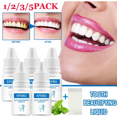 $22.45 • Buy Teeth Whitening Serum Essence Tooth Cleaning Powder Bleaching Oral Whitener Kit