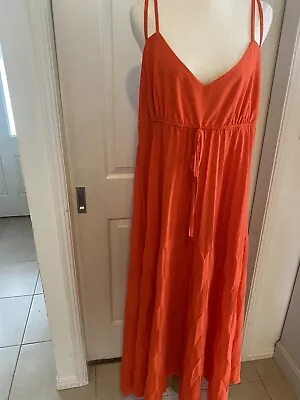 FORCAST Maxi Dress Size 14- Tangerine Colour • $10