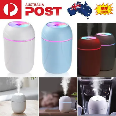 $11.35 • Buy Portable Electric Air Diffuser Aroma Oil Humidifier USB Night Light Home Defuser