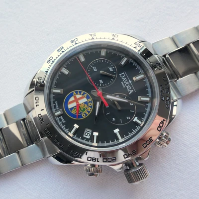 $1369.88 • Buy Alfa Romeo Quadrifoglio Daytona Racing Classic Car Accessory Chronograph Watch