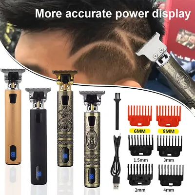 Professional Mens Hair Clippers Trimmer Machine Cordless Beard Electric Shaver • £7.95