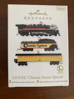 Hallmark 2012 Lionel Chessie Steam Special Train Set Miniature Ornament • $15.99