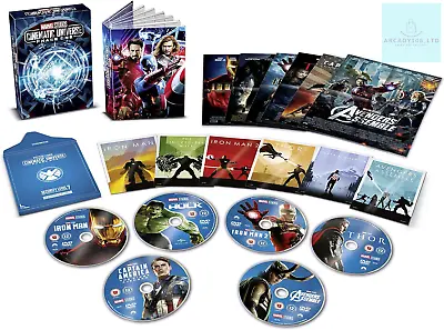 Marvel Studios Phase 1 Collectors DVD Box Set - 6 Movie Bundle Avengers Bonus • £31.20