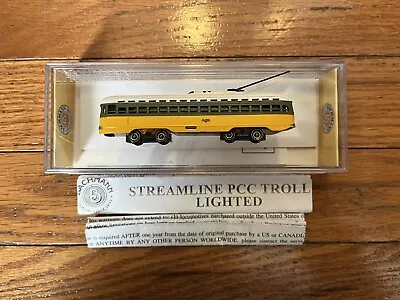 + Bachmann N Scale 62996 Los Angeles PCC Street Car 8 Wheel Drive LNIB • $49.99