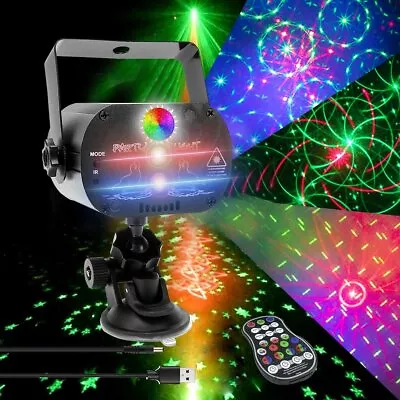 480 Patterns Projector Stage Light LED Laser RGB Party Show Club DJ Disco Lights • £19.97