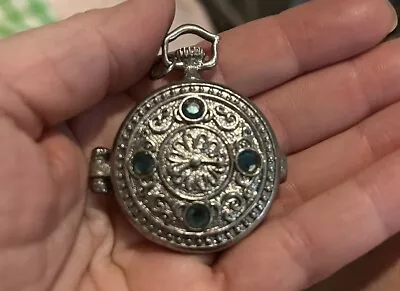 Vintage Estée Lauder Balm Locket Faux Pocket Watch • $12.99