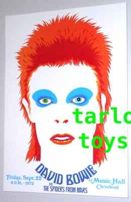 $19.99 • Buy DAVID BOWIE - Cleveland, Usa - 22 September 1972 - Concert Poster 