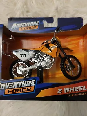 Adventure Force NEW Motorcycle KTM SX520 2 Wheelers 1:18 Dirt Bike Motocross New • $19.70