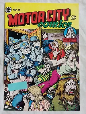 Motor City Comics 2 Rip Off Press 3rd Printing High Grade Nm- Robert Crumb 9.2 • $17.99