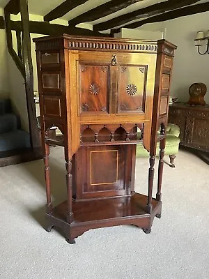 £30 • Buy Victorian  Mahogany Corner Cabinet With Drop Down Writing Leaf