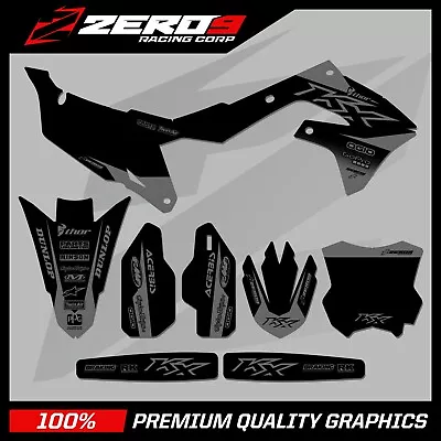 Kawasaki Motocross Graphics Kit Mx Decals : Kx Kxf 85 125 250 450 Block Blk Gry • £79.95