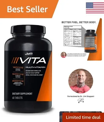 Vita JYM Sports Multivitamin - 25+ Key Ingredients - Athletes - 60 Tablets • $44.99