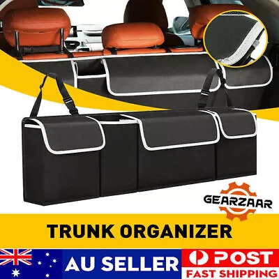 Car Trunk Organizer Oxford Interior Accessories Back Seat Storage Bag 4 Pockets • $14.99