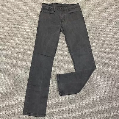 Levis 511 Jeans Mens 30x30 Gray Denim Slim Straight Leg Dark Wash Denim Pants • $15