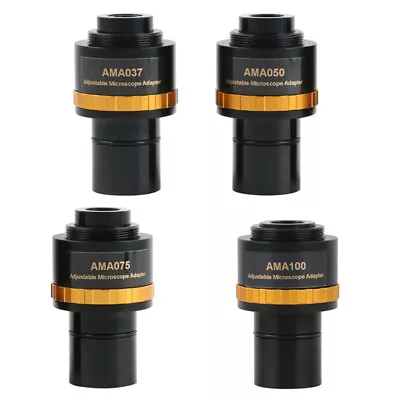 0.37X 0.5X 0.75X 1X Microscope Camera Focusable C-Mount Eyepiece Lens To 23.2mm • $65