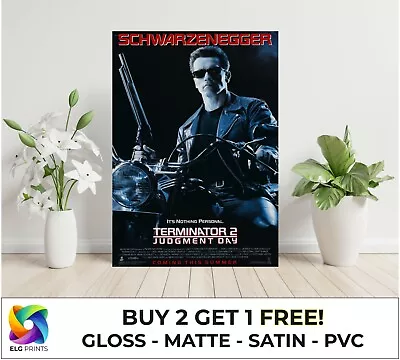 £11 • Buy Terminator 2 Classic Movie Large Poster Art Print Gift Multiple Sizes