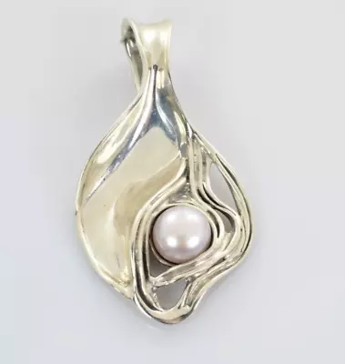 Hagit Gorali Pearl Pendant In Sterling Silver • $84.99