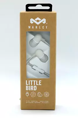 House Of Marley Little Bird Earbud Headphones White - Brand New Sealed Box • $14.62