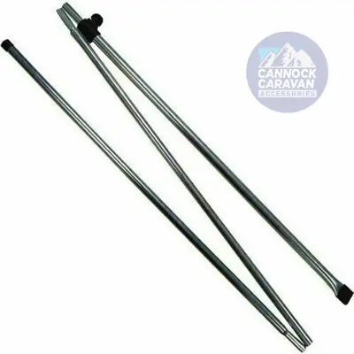 Sunncamp Universal Adjustable Caravan Awning Rear Pad Poles DT0052 • £21.98