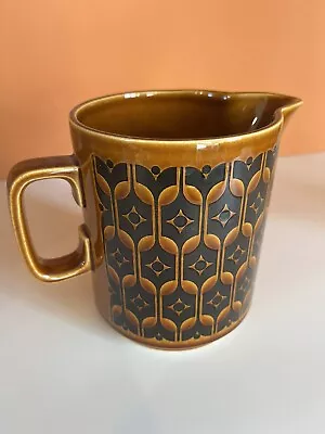 Vintage 1970s Hornsea Heirloom Large Brown Milk / Gravy Jug • £4.99