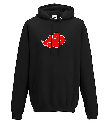 Anime Naruto Akatsuki Red Cloud Cloak Japanese Hoodie All Sizes Adults & Kids • £21.99