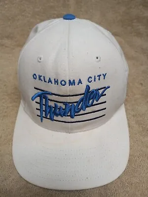 Oklahoma City Thunder Script Snapback Cap Hat Nba Mitchell & Ness  • $17