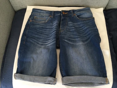 £10.99 • Buy Denim & Co Denim Skinny Stretch Shorts Size 30 Excellent Condition