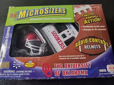 Oklahoma Sooners   R/c Microsizers Radio Control Football Mini Helmet  Rare • $19.99