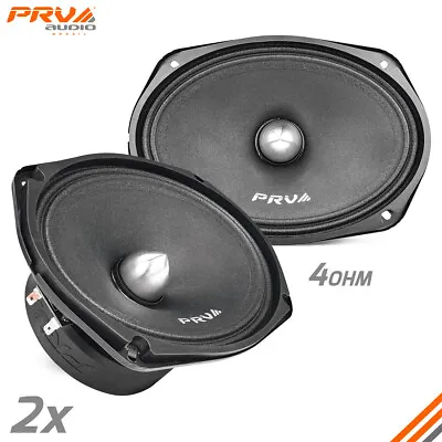 2x Loud 6x9  Car Speakers PRV 1000W 4 Ohm Midrange PRO Audio 69MR500-4 BULLET • $119.82