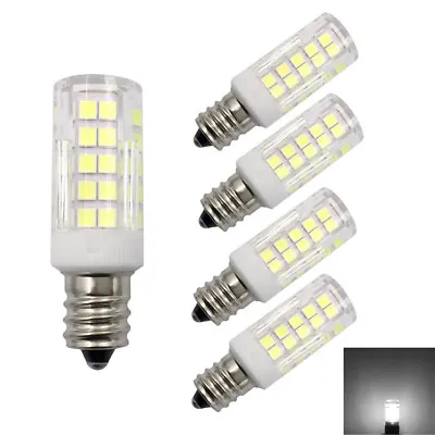 5pcs E12 Candelabra C7 LED Bulb Ceramics Ceiling Fan Light 5W 110V Daylight H • $12.39