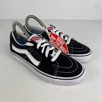 Vans Shoes Womens US 5.5 Black White Classic Canvas Off The Wall Skate BNWT • $24.95