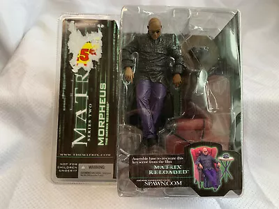 2003 McFarlane Toys Matrix Reloaded Series 2  Morpheus  Action Figure In Box Toy • $69.95