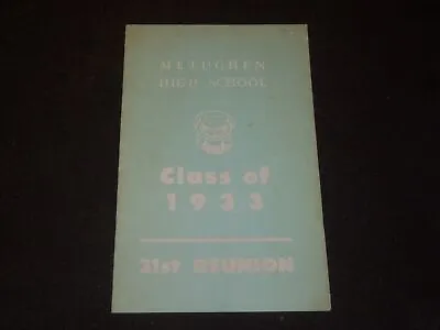 1964 Metuchen High School Class Of 1933 Reunion Program - New Jersey - J 5324 • $35