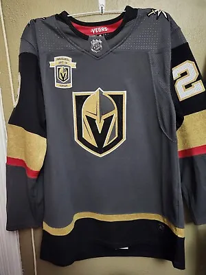 Vegas Golden Knights Marc Andre Fleury Inagural NHL Adidas Jersey Size 46 • $159.35