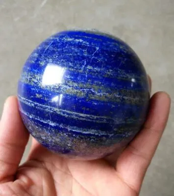 Natural Lapis Lazuli Sphere Quartz Crystal Ball Rock Healing 43mm+ 1 Pcs • $18.99
