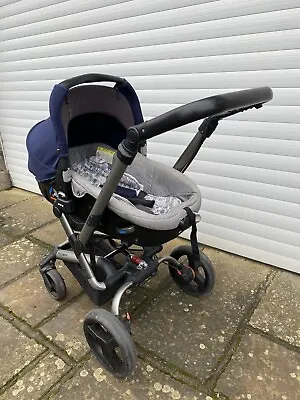 Jané Rider & Matrix Light Travel System Lay Down Car Seat Baby Toddler 0m+ • £120